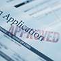 application with approved stamp