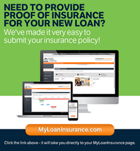 Need to provide proof of insurance for your new loan? Click here.